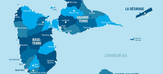 Carte Guadeloupe